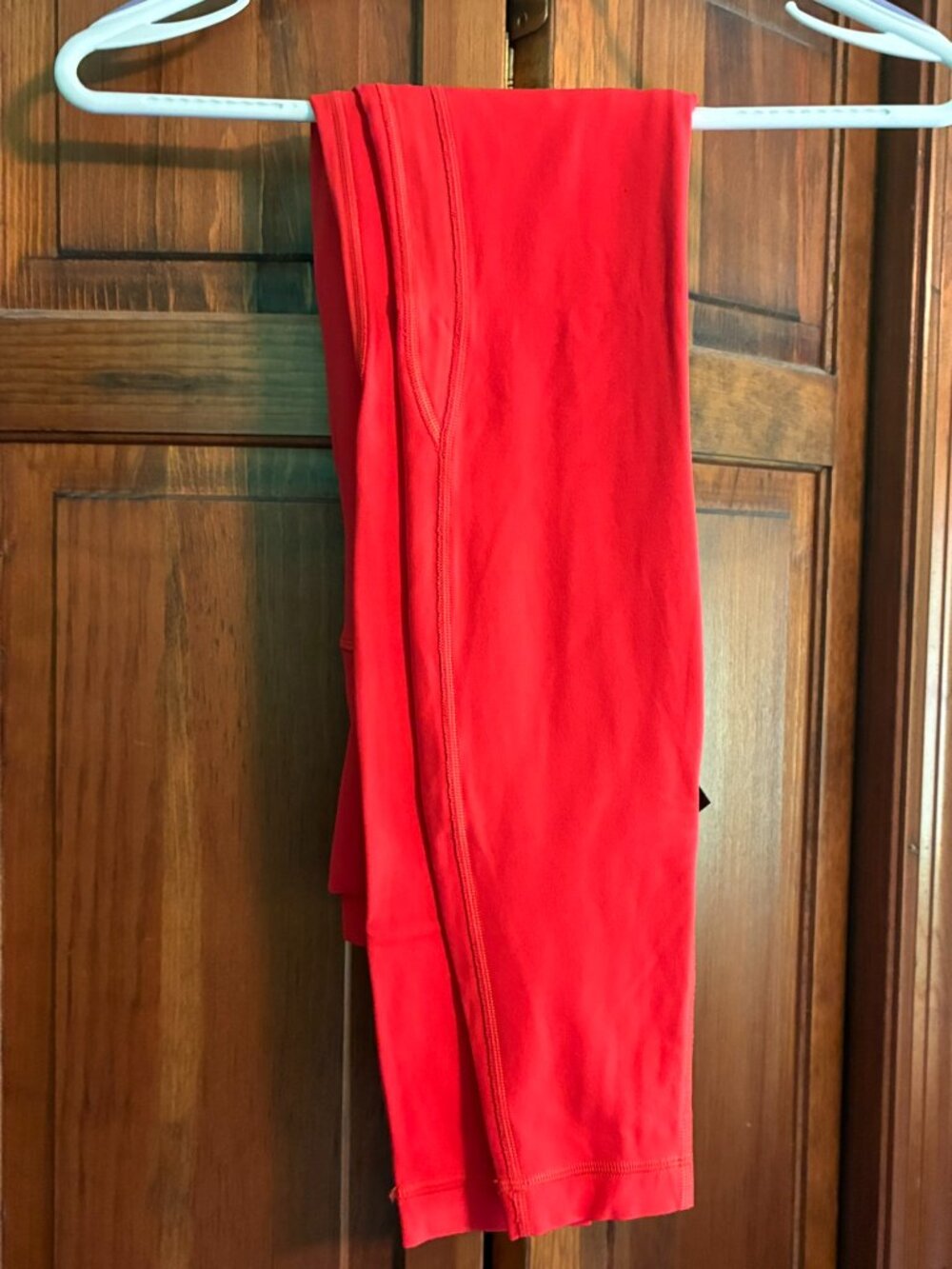 lululemon bright red leggings size 4